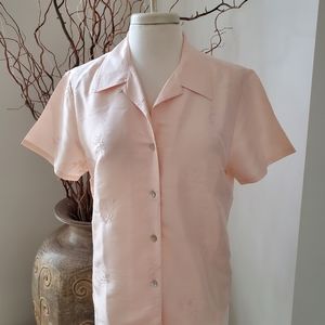 B Moss Taylor Embroidered Blouse